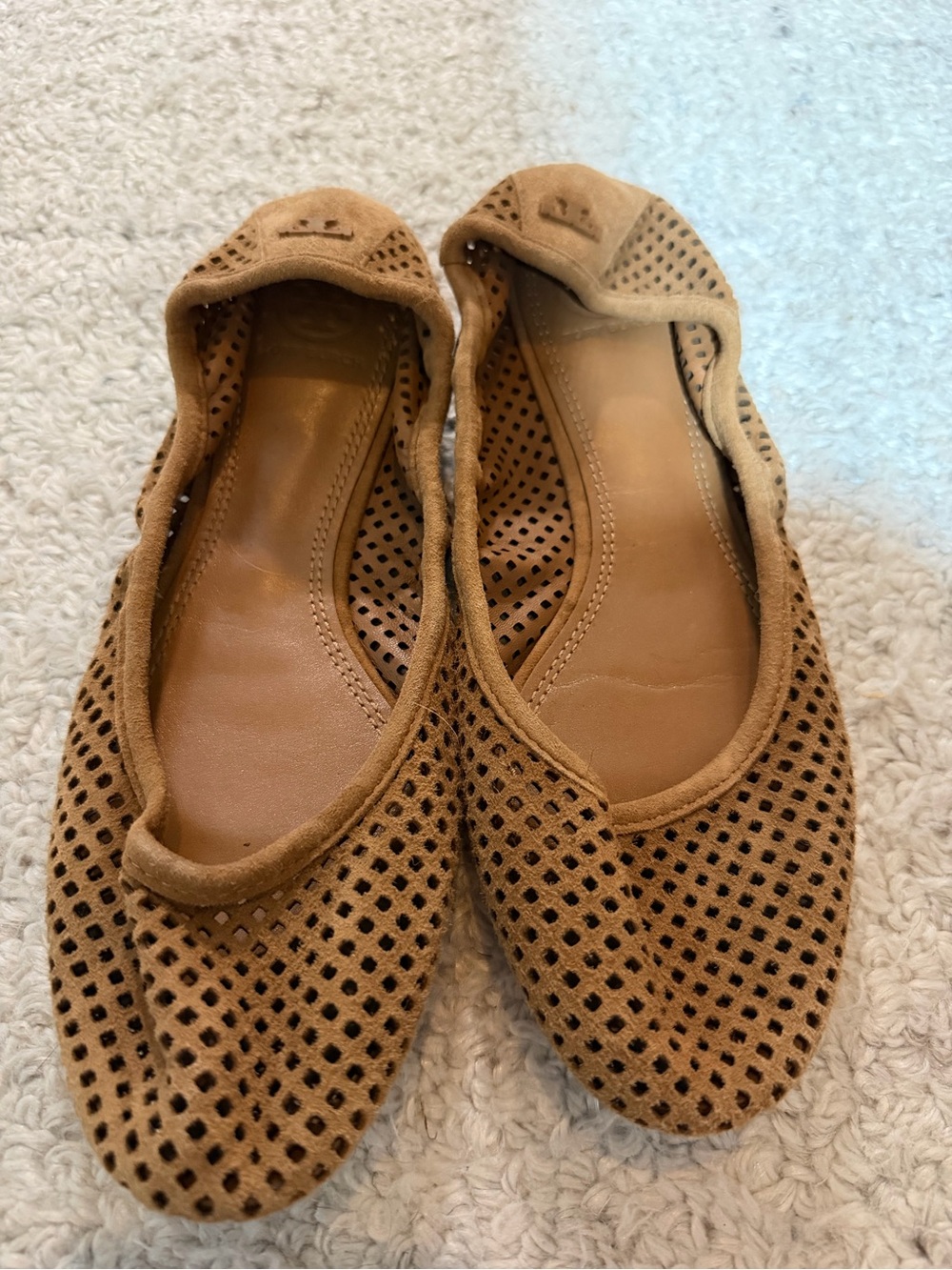 Tory Burch Jesse suede flats
